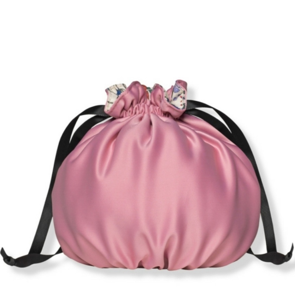 GUCCI BEAUTY Pink Mauve
Drawstring Makeup Round Sack Bag
Pouch Limited Ed -GWP